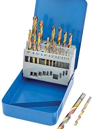 Draper 19 piece Cobalt Coated Metric HSS Drill Bit Set 35244