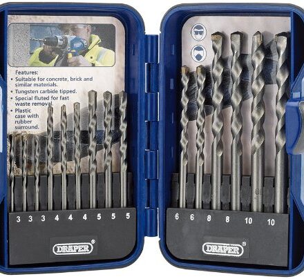 Draper 18550 Masonry Drill Bit Set (15 Pieces)