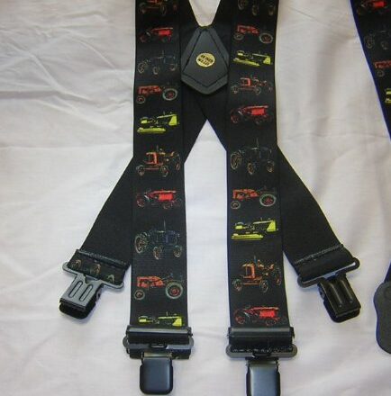 Mens Classic Tractor Braces Fordson Allis Caterpillar Nuffield McCormick Deering 2" Wide H/duty Brace Yourself.