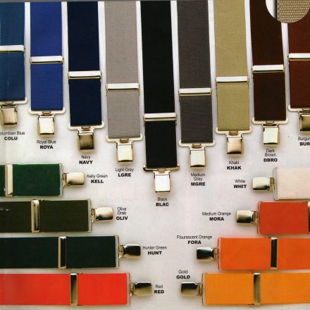 MENS PLAIN DARK GREEN BRACES (HUNT) 2" 48" LONG