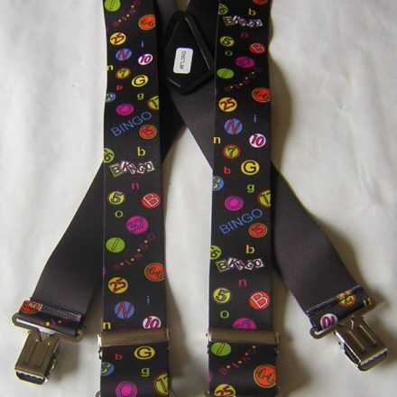 MENS BRACES BINGO DESIGN