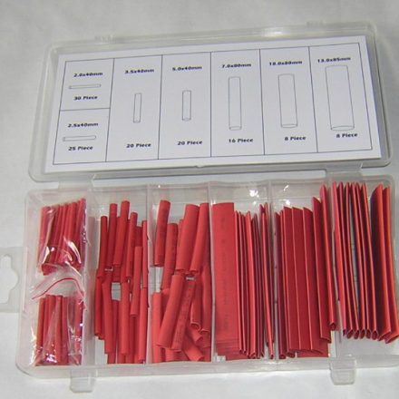 127PC HEAT SHRINK WIRE WRAP CABLE TUBING