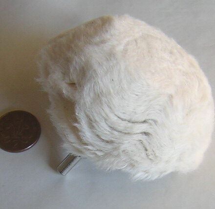 3 1/2" DOME SHAPED COTTON POLISHIMG FELT MOP BOB