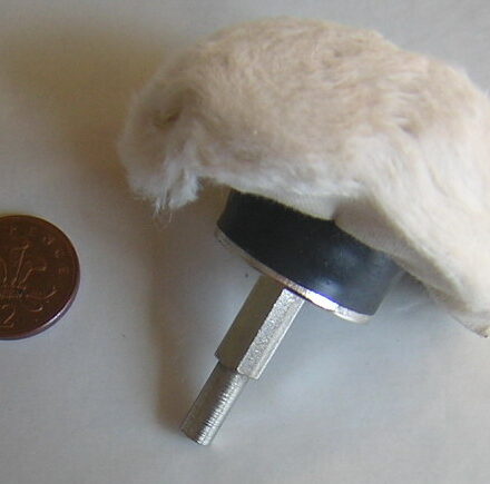 3" DOME SHAPED COTTON POLISHING FELT BOB MOP