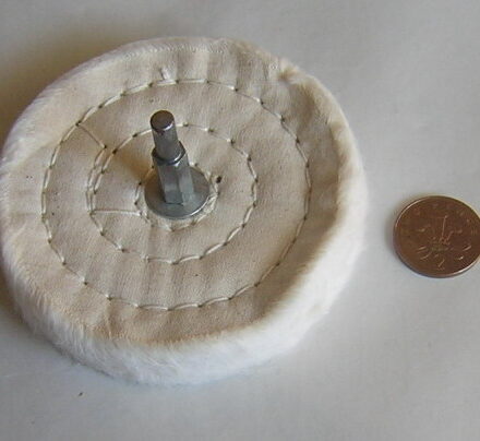 4" WHEEL SHAPED COTTON POLISHING MOP BOB