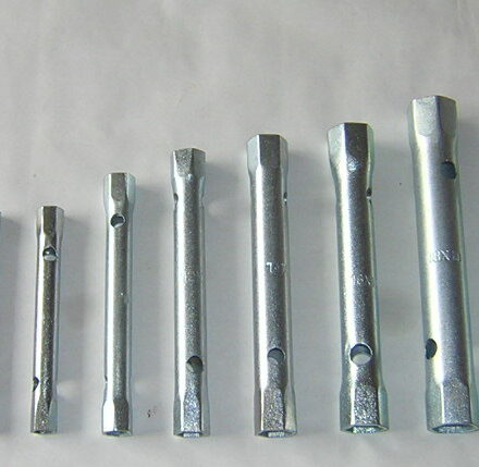 8PC PLUMBERS TUBULAR BOX SPANNER SET