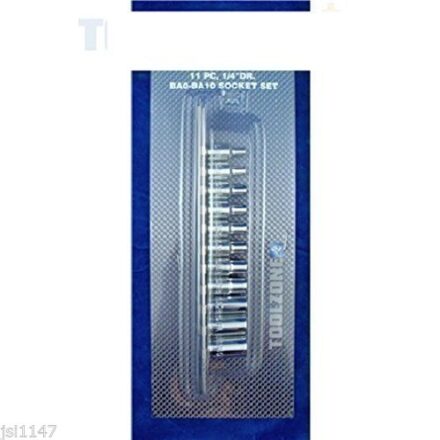 11PC 1/4" DRIVE BA SOCKET WRENCH SET 0BA - 10BA