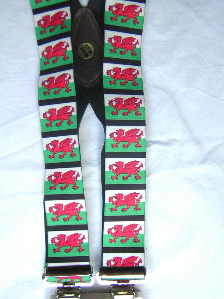 Welsh Flag Braces