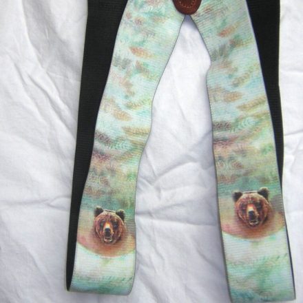 MENS BRACES BEAR DESIGN