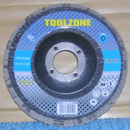 4 1/2" FLAP DISC SANDING ABRASIVE 40 GRIT