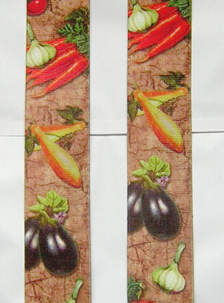 MENS BRACES GARDEN VEGETABLES DESIGN