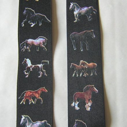 MENS BRACES HORSES DESIGN