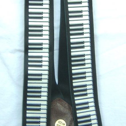 MENS BRACES MUSIC PIANO KEYBOARD DESIGN