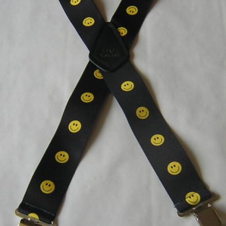 MENS BRACES SMILEY FACES DESIGN