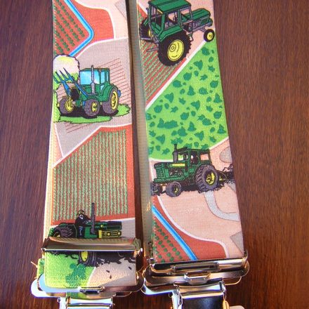 MENS GREEN TRACTOR BRACES