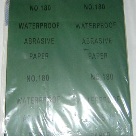 10PC WET AND DRY SANDPAPER SHEETS