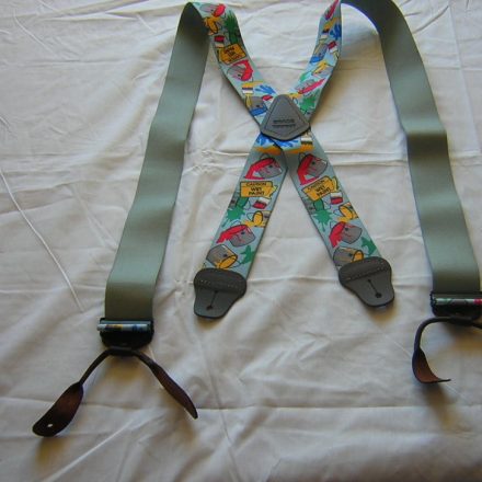 MENS BUTTON BRACES PAINTER DESIGN