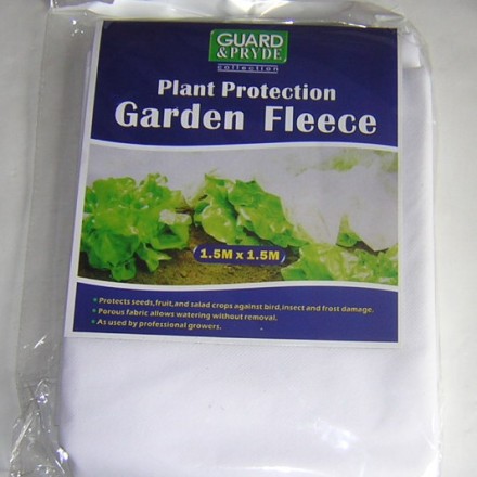 WHITE PLANT PROTECTION GARDEN FLEECE 1.5M X 1.5M