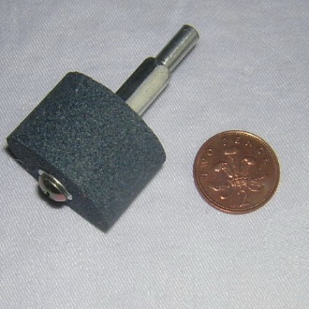 1 1/2" X 1" MOUNTED GRINDING STONE WHEEL DISC