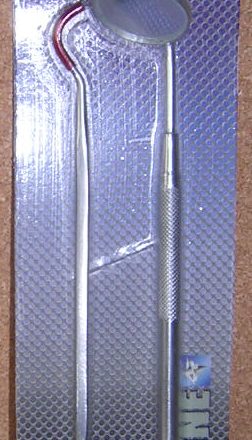 2PC INSPECTION MIRROR AND DOUBLE ENDED PICK