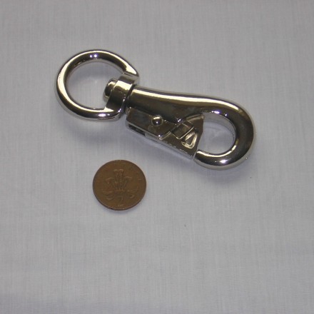 4" LARGE HEAVY DUTY SWIVEL CARABINER SNAP HOOK