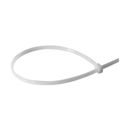 30PC 8" 200MM WHITE CABLE TIES