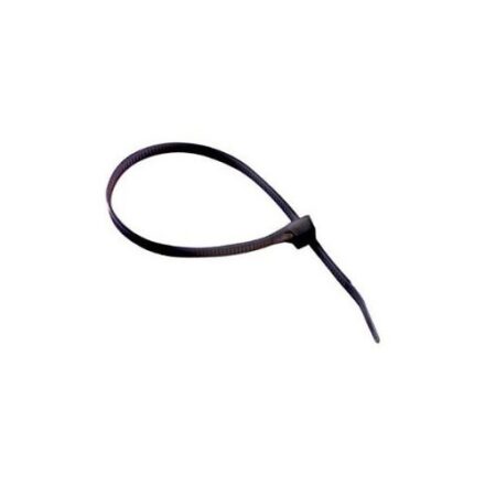 30PC 8" 200MM BLACK CABLE TIES