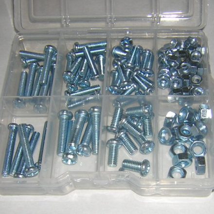 110PC NUTS AND BOLTS ASSORTMENT