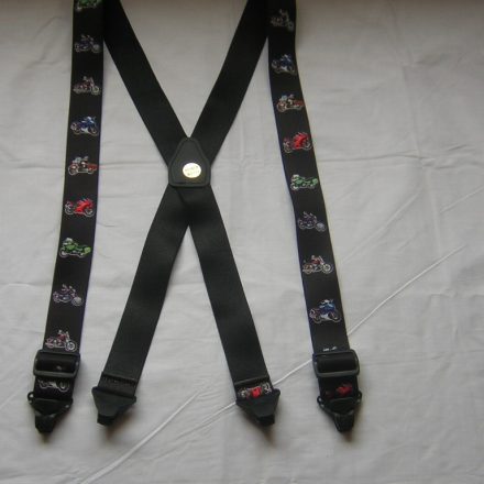 MENS BRACES MOTORBIKE PLASTIC CLIPS NON METALLIC