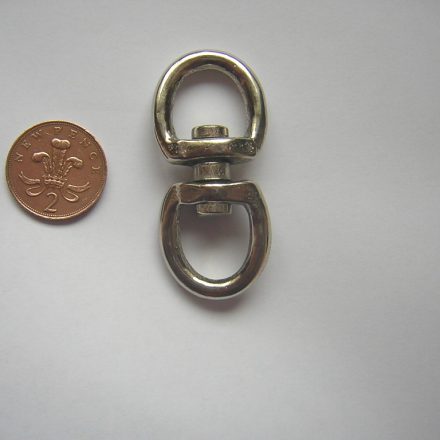 60MM DOUBLE ENDED D EYE SWIVEL RING
