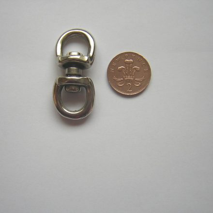 40MM DOUBLE ENDED D EYE SWIVEL RING