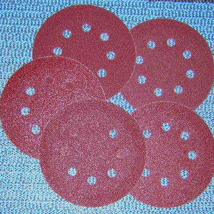 5PC VELCRO ORBITAL SANDING DISCS PEX MIXED GRITS