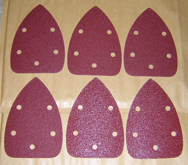 6PC VELCRO PALM SANDING SANDER PADS FUM Tools