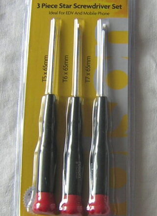 3PC STAR TORX SCREWDRIVER SET