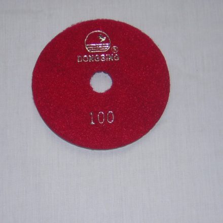 4" 100MM 100GRIT DIAMOND POLISHING DISC FOR STONE