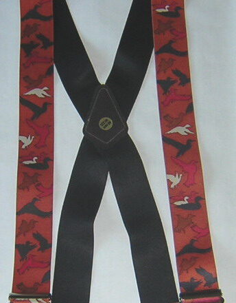 MENS BRACES BROWN DUCKS