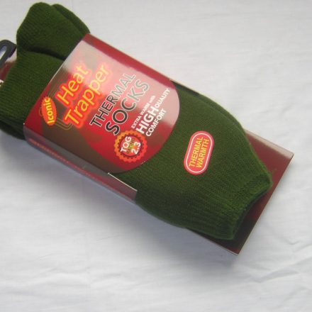 MENS OLIVE GREEN 2.3 TOG THERMAL SOCKS