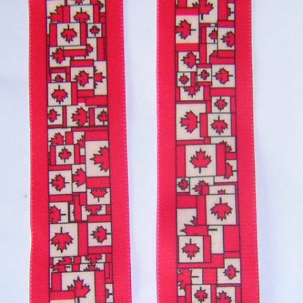 MENS BRACES CANADIAN CANADA RED LEAF