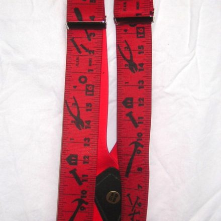 MENS BRACES RED TAPE MEASURE