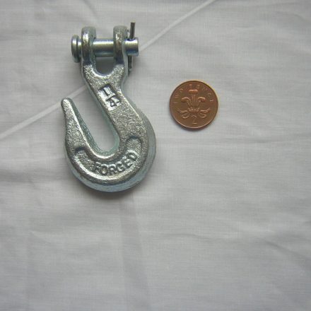 1/4" CLEVIS GRAB HOOK FOR CHAIN OR STRAP