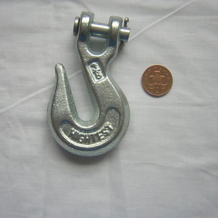 3/8" CLEVIS GRAB HOOK FOR CHAIN OR STRAP