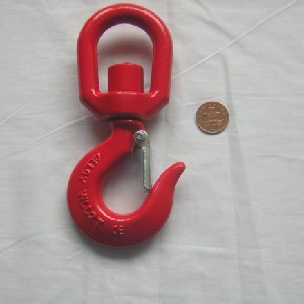 2 TON STEEL SWIVEL LIFTING GRAB HOOK WITH SAFETY CATCH