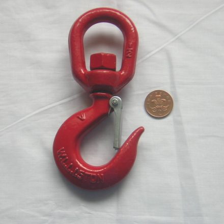 1.5 TON STEEL SWIVEL LIFTING GRAB HOOK WITH SAFETY CATCH