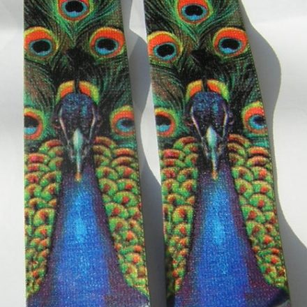 MENS BRACES PEACOCK DESIGN 54" XXL