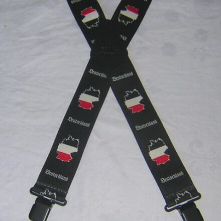 MENS BRACES GERMAN ON BLACK