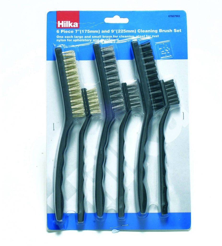 HILKA 6PC 7″ AND 9″ WIRE CLEANING BRUSH SET FUM Tools