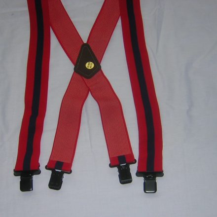 MENS BRACES ROYAL ENGINEERS RED NAVY RED STRIPE