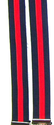 MENS BRACES ROYAL ENGINEERS NAVY RED NAVY STRIPE