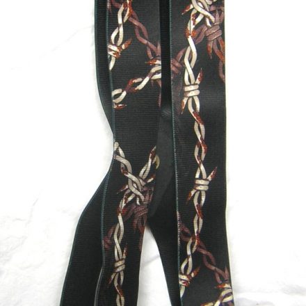 MENS BRACES RUSTY BARBED WIRE