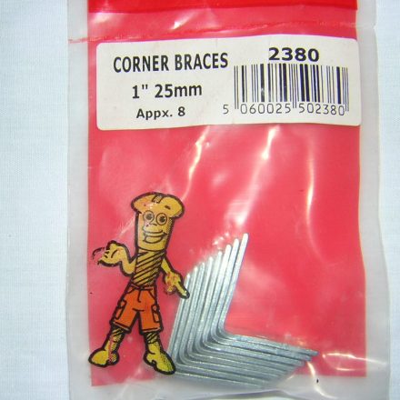 CORNER BRACES 1"25MM APPROX 8